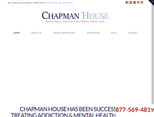 Tablet Screenshot of chapmanrehab.com